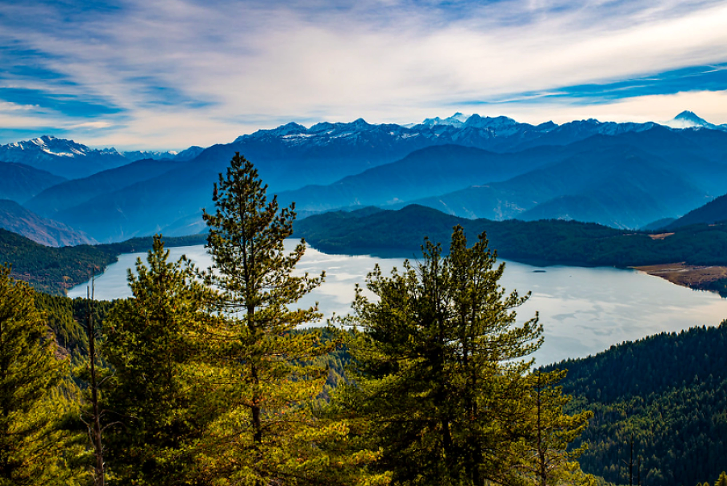 Rara Lake and Himalayan panorama